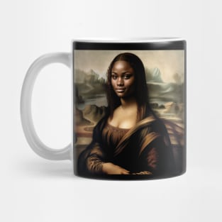 Mona Lisa Reimagined: Celebrating Black History Month Mug